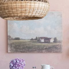 Farmhouse Landscape Canvas Wall Art