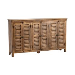 Farmhouse Manor Rustic Stained Sideboard
