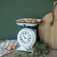 Farmhouse Produce Scale Clock