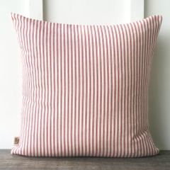 Farmhouse Ticking Stripe Throw Pillow Cover