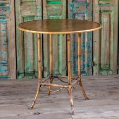 Faux Bamboo Accent Table