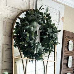Faux Eucalyptus Leaf and Berries Wreath