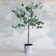 Faux Eucalyptus Tree Decor 42 inch