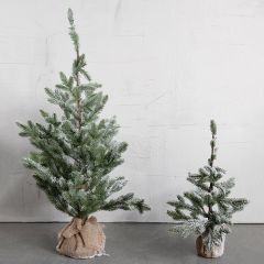 Faux Iced Pine Tree