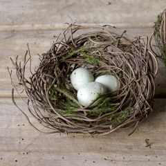 Faux Moss Decorative Nest Set of 2