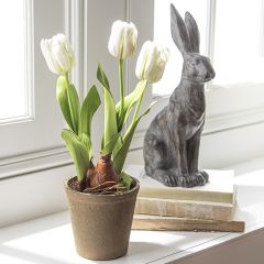 Faux Potted Tulips