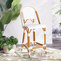 Faux Wicker Outdoor Bistro Chair