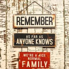 Rustic Metal Family Wall Sign | Family Signs For Wall