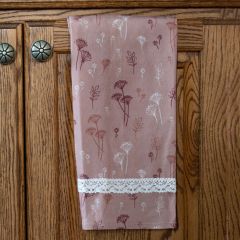 Blush Floral Pattern Tea Towel Set of 3