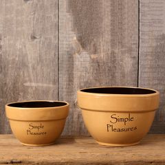 Simple Pleasures Planter Pot Set of 2