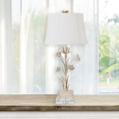 Floral Fancies Metal Table Lamp