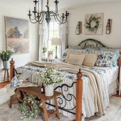 Floral With Ruffle Coverlet