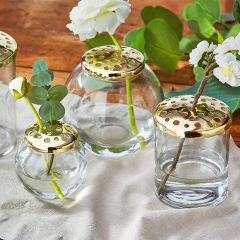 Flower Frog Glass Vase