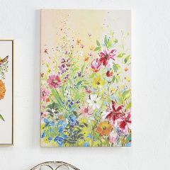 Flowers In Bloom Canvas Wall Art