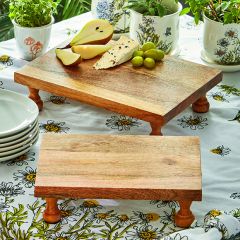 Footed Serving Board Riser