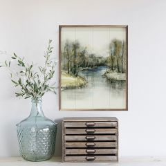 Forest River In Summer Wall Art