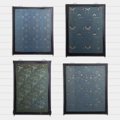 Found Metal Silk Screen Frame Wall Decor