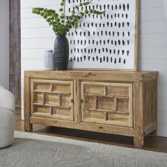 Found Wood Lattice Front Sideboard