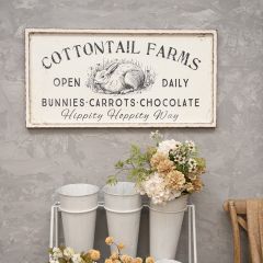 Framed Cottontail Farms Wall Sign