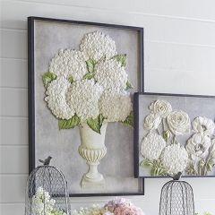 Framed Floral Dimensional Wall Art