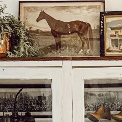 Framed Horse Prints Set of 2