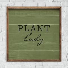 Framed Plant Lady Sign