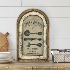 Framed Utensil Wall Art