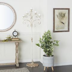 French Country Candelabra Floor Stand