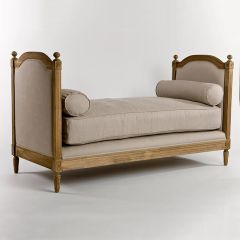 French Country Cottage Cushioned Day Bed