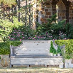 French Country Farmhouse Entryway Bench