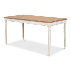 French Country Farmhouse Pine Dining Table