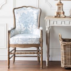 French Country Fireside Lounge Chair