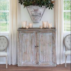 French Country Rustic Sideboard Cabinet
