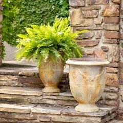 French Country Urn Planter Set of 2
