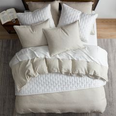 French Flax Linen Duvet and Shams Set
