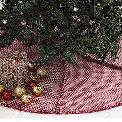 Fringed Christmas Tree Skirt