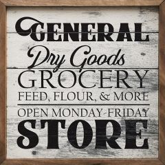 General Store Ad Wall Art