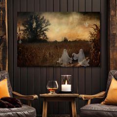 Ghost Meeting Canvas Wall Art