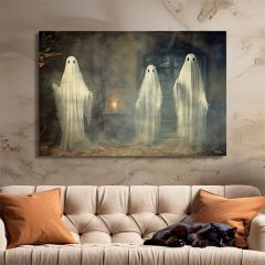 Ghouls Night Out Canvas Wall Art