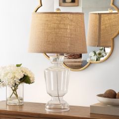 Glass Goblet Table Lamp Set of 2