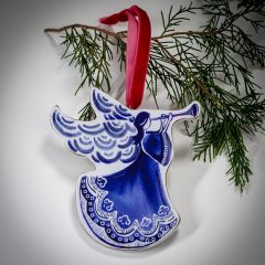 Glazed Christmas Angel Ornament