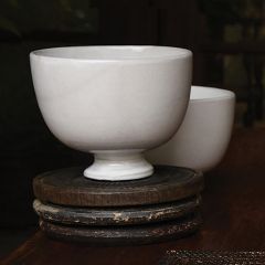 Glazed Terracotta Footed Bowl 6 Inch