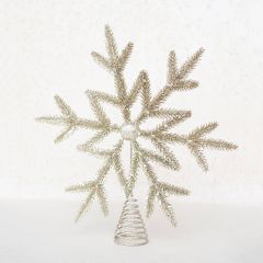 Glittered Star Tree Topper