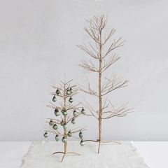 Gold Finish Folding Metal Tree