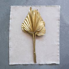 Gold Finish King Cut Palm Stem