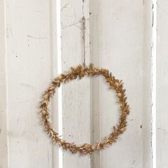 Gold Finished Decorative Hanging Wreath