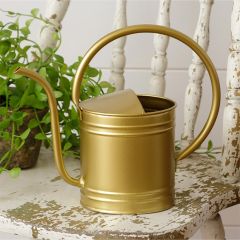 Gold Metal Watering Can