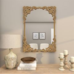 Golden Baroque Wall Mirror