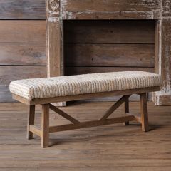 Golden Shades Upholstered Bench Seat