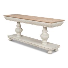 Grand Elegance Pine Console Table